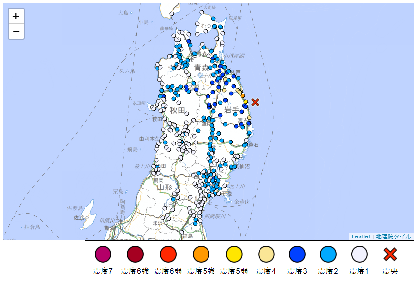 岩手県沖地震